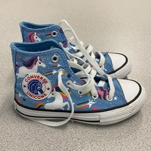 Like new unicorn converse high tops size 11